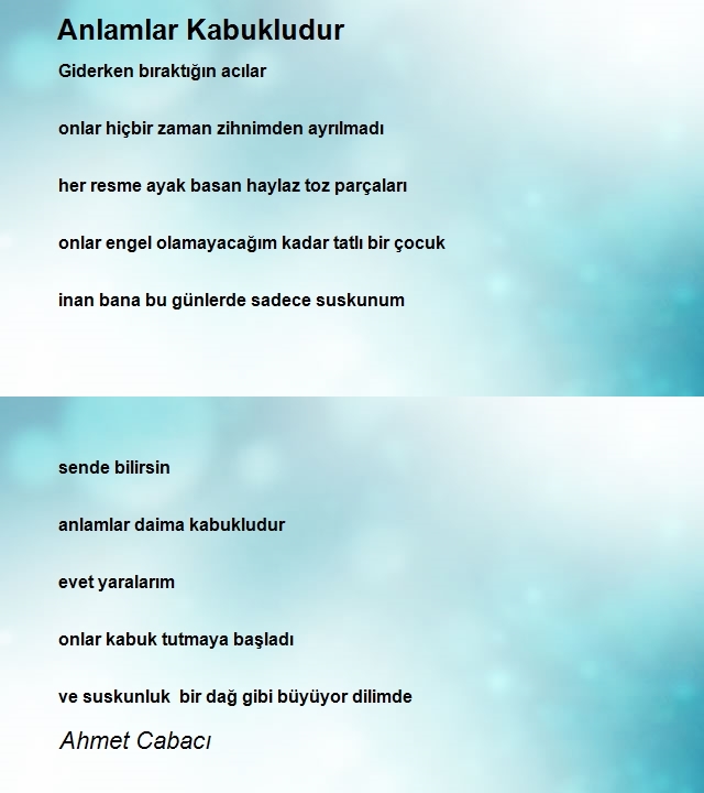 Ahmet Cabacı