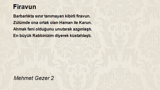 Mehmet Gezer 2