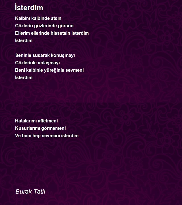 Burak Tatlı