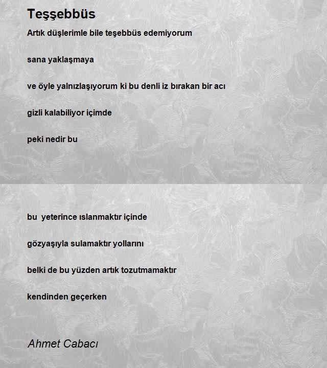 Ahmet Cabacı