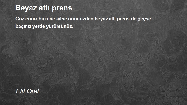 Elif Oral