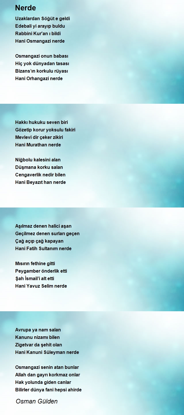 Osman Gülden Osmangazi