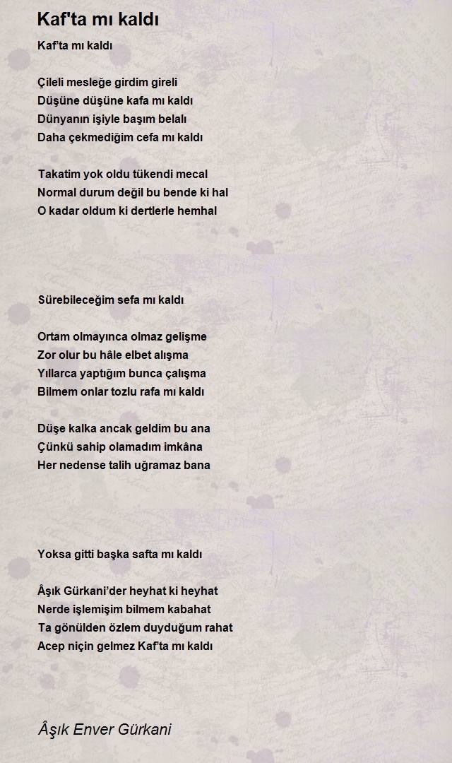 Âşık Enver Gürkani