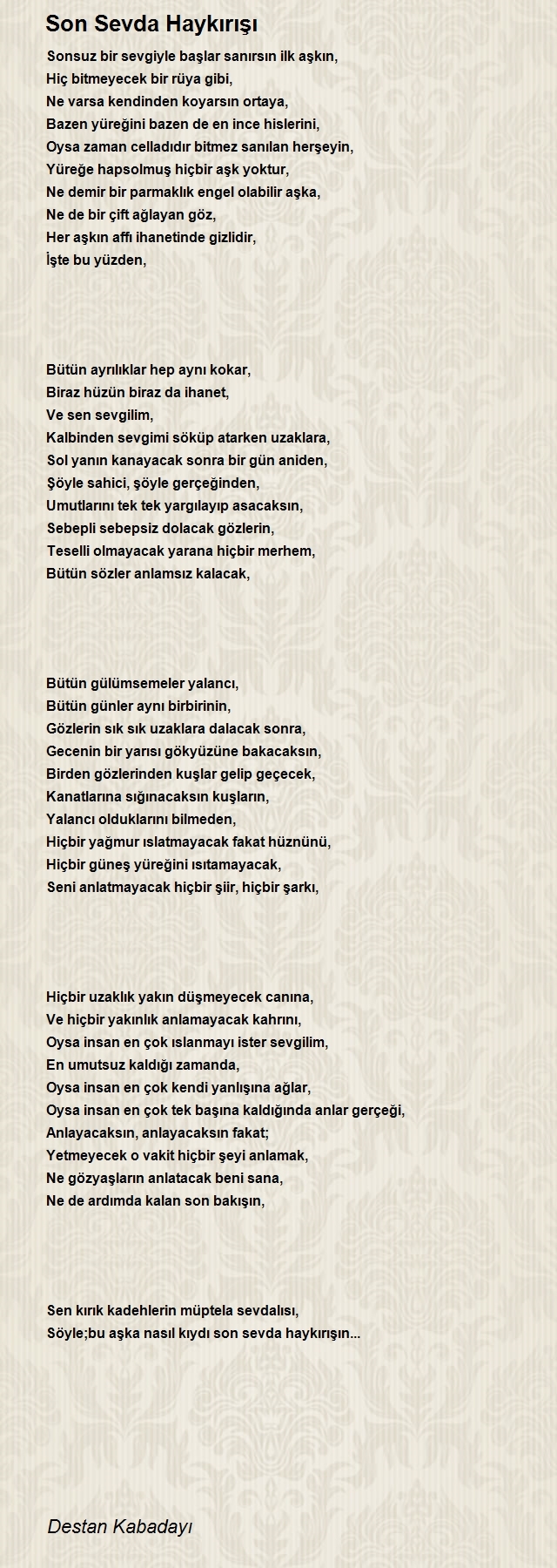 Destan Kabadayı