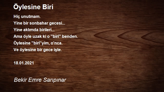 Bekir Emre Sarıpınar