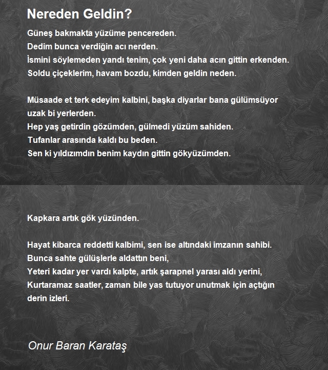 Onur Baran Karataş