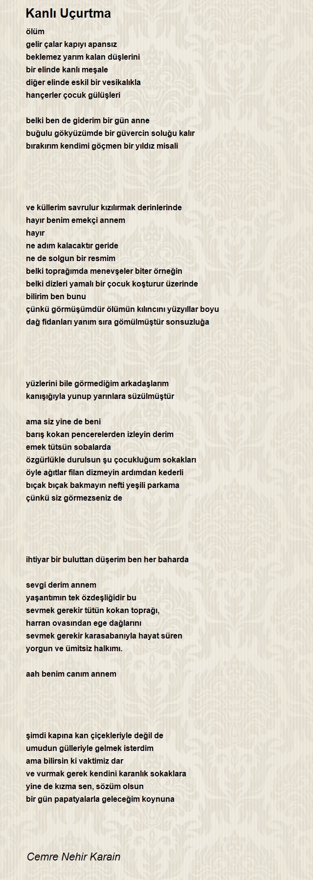 Cemre Nehir Karain