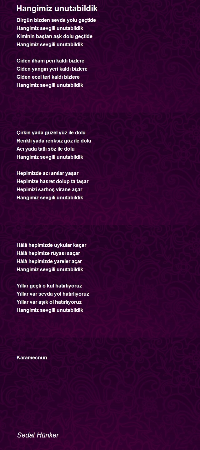 Sedat Hünker