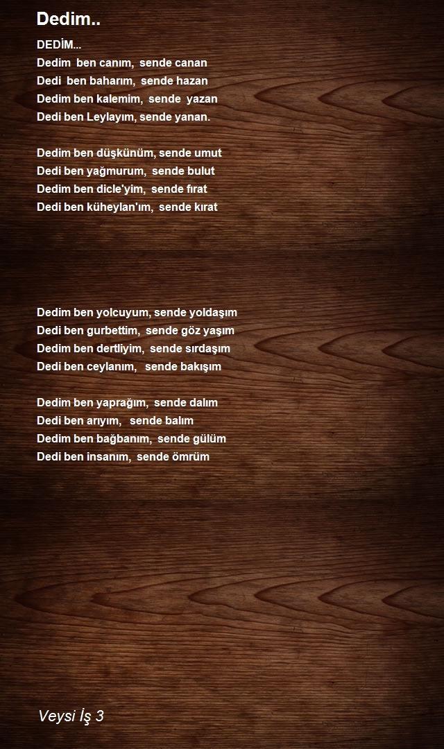 Veysi İş 3
