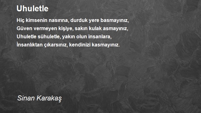 Sinan Karakaş