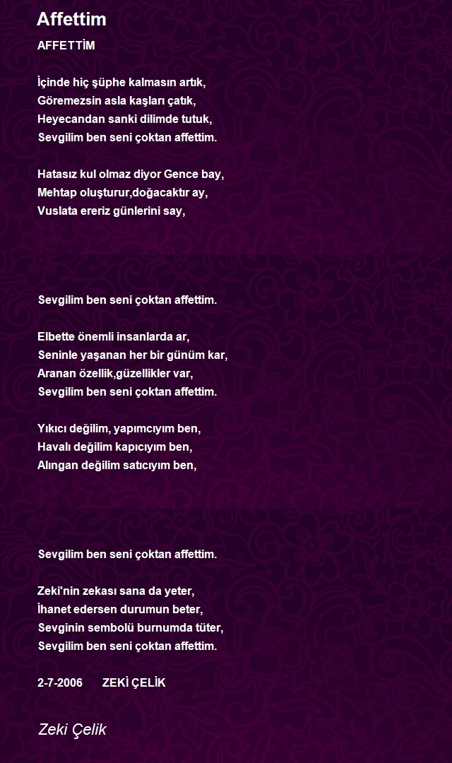 Zeki Çelik