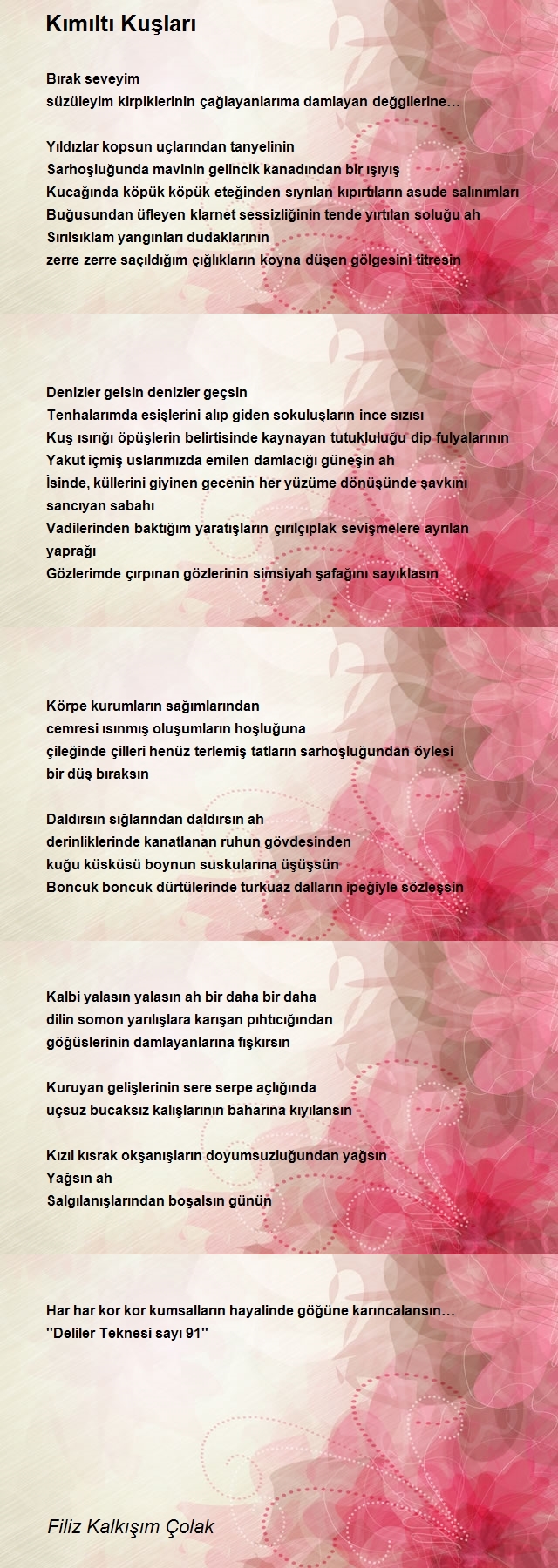 Filiz Kalkışım Çolak