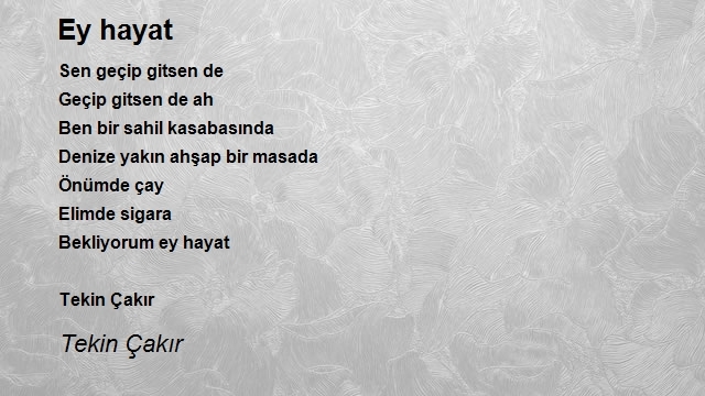 Tekin Çakır