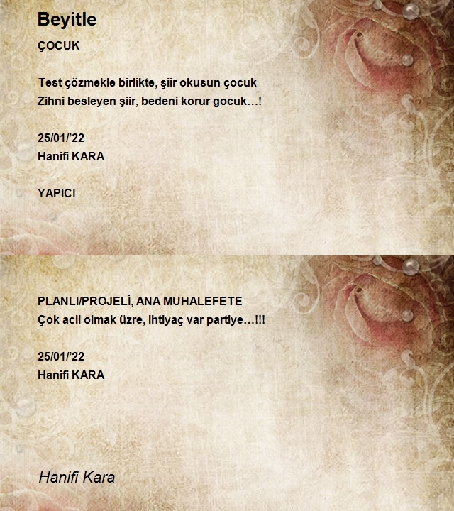 Hanifi Kara
