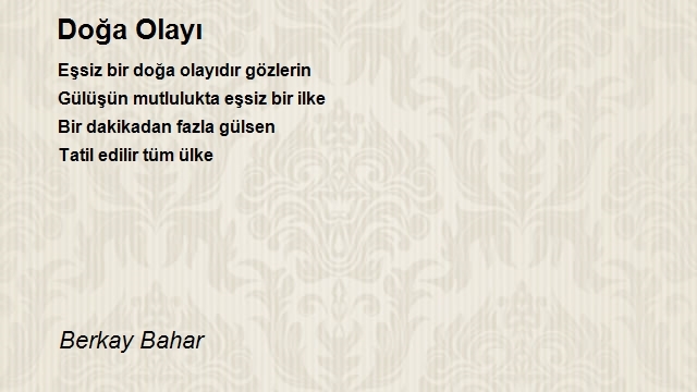 Berkay Bahar
