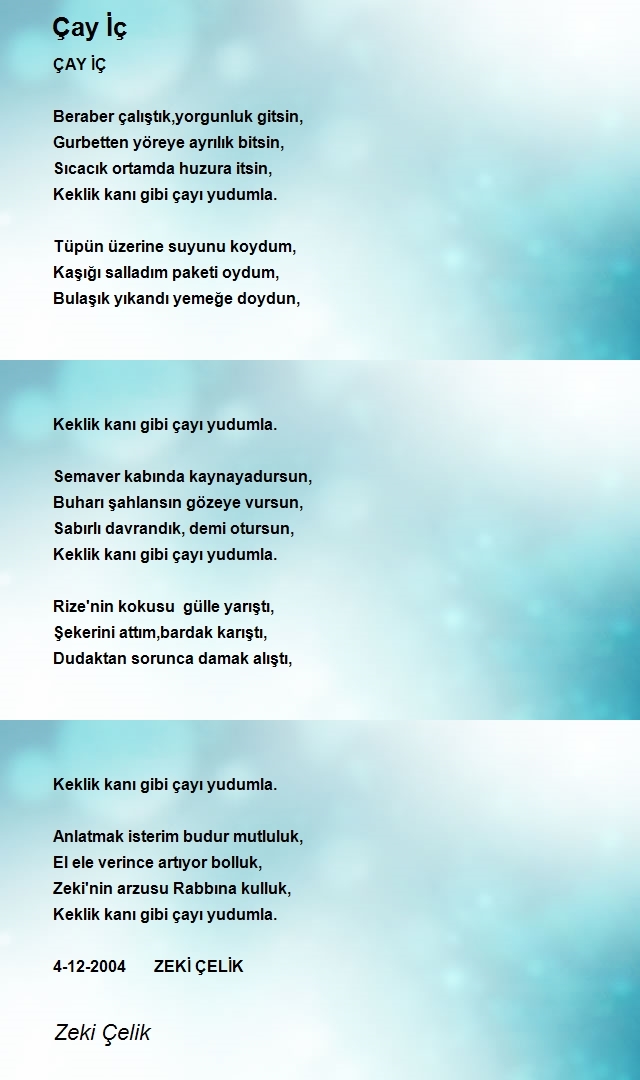 Zeki Çelik