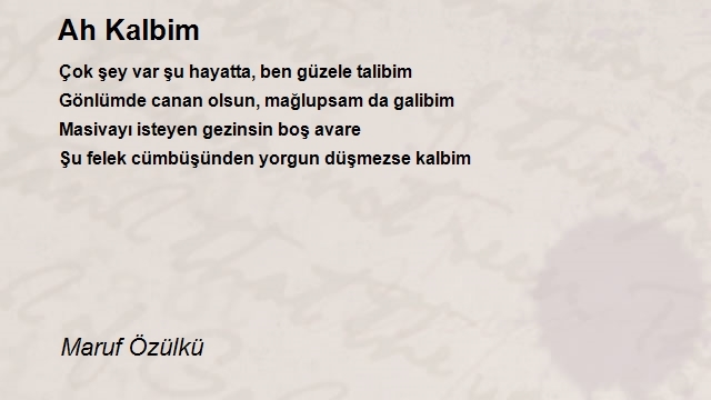 Maruf Özülkü