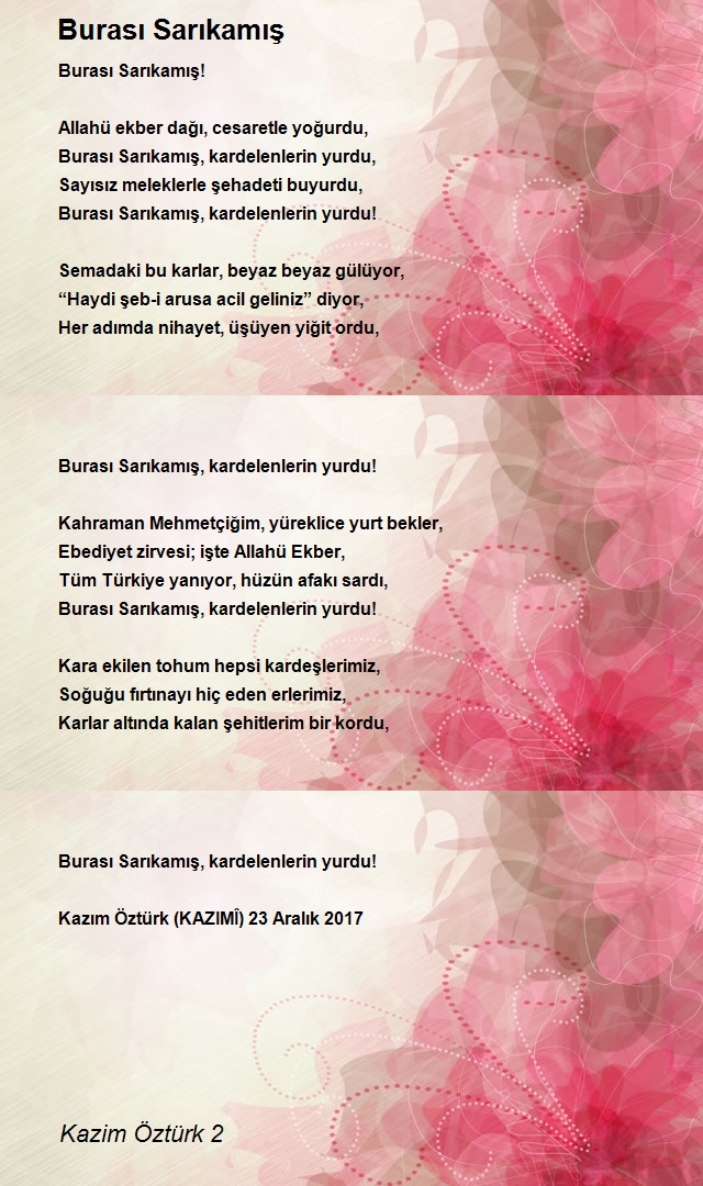 Kazim Öztürk 2
