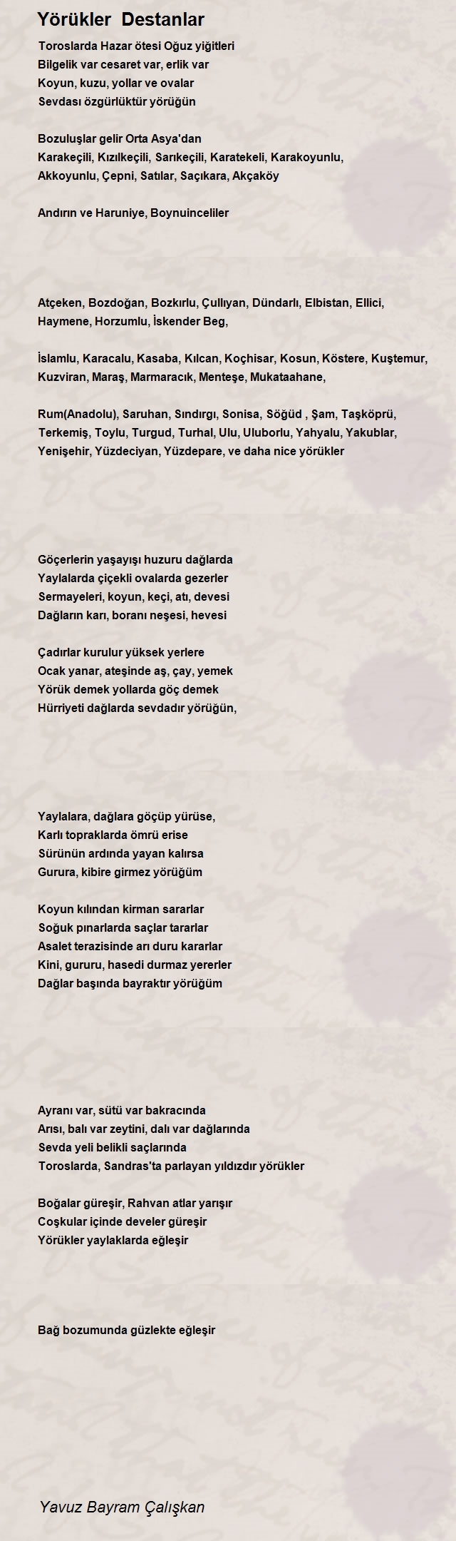 Yavuz Bayram Çalışkan