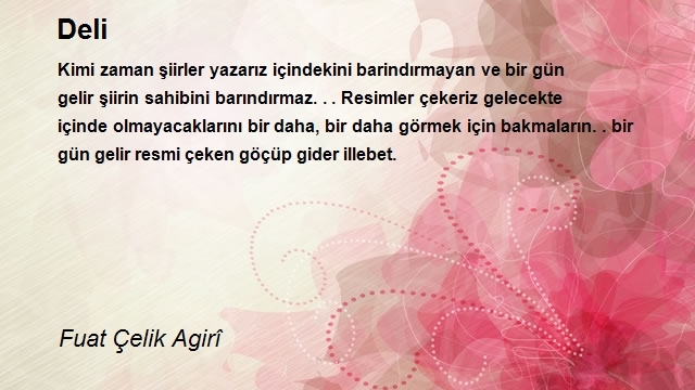 Fuat Çelik Agirî