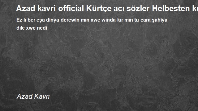 Azad Kavri