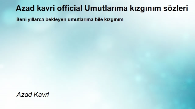 Azad Kavri