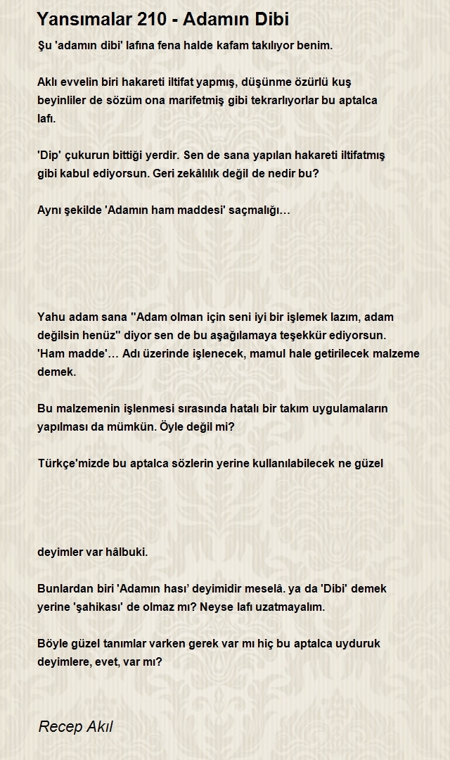 Recep Akıl