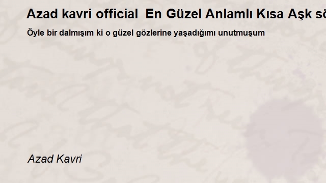 Azad Kavri