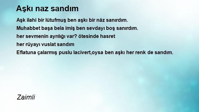 Zaimli