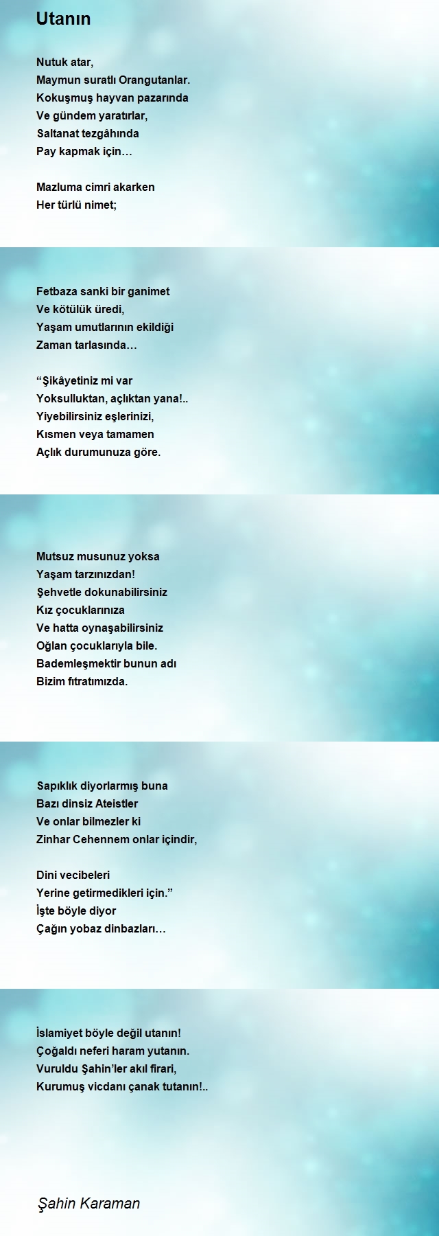 Şair Şahin Karaman