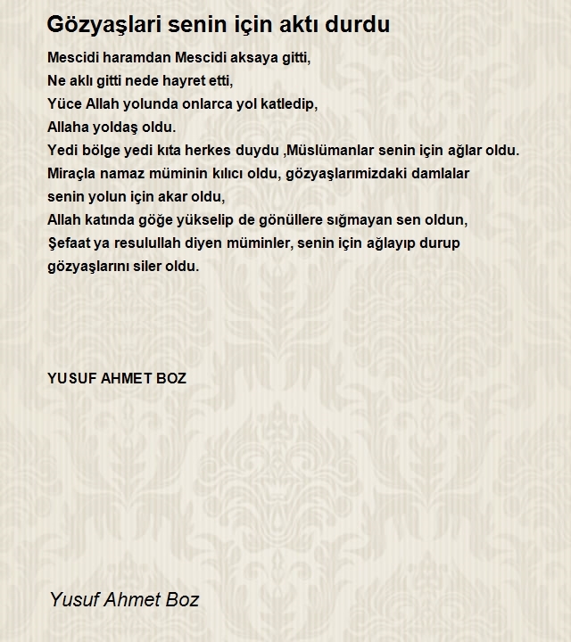 Yusuf Ahmet Boz