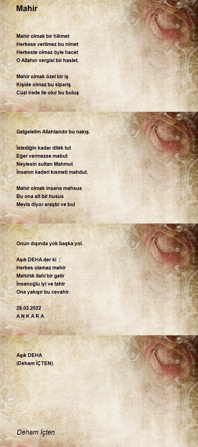 Deham İçten