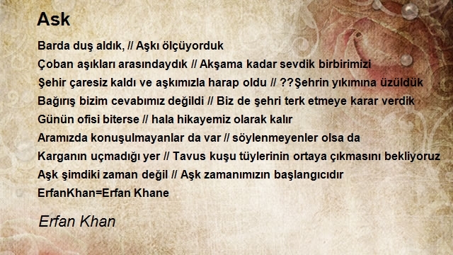 Erfan Khan