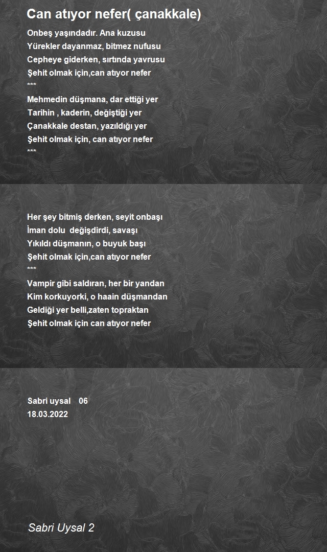 Sabri Uysal 2