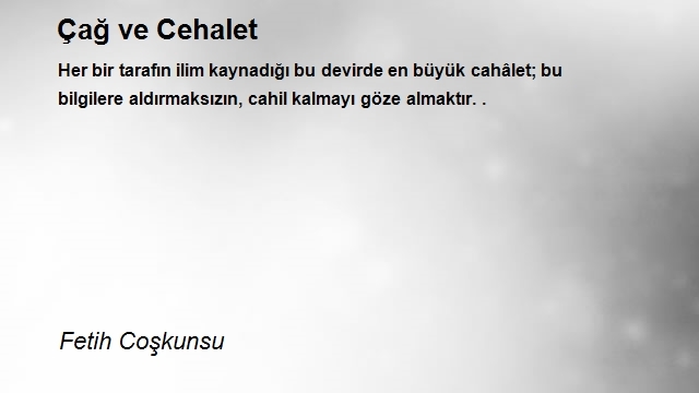 Fetih Coşkunsu