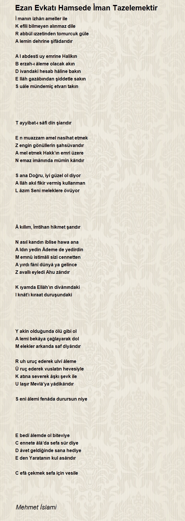 Mehmet İslami