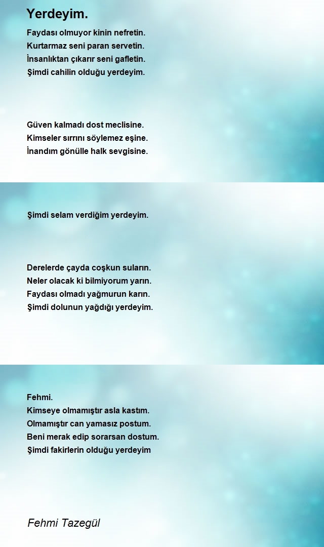 Fehmi Tazegül