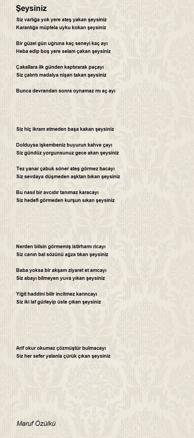 Maruf Özülkü