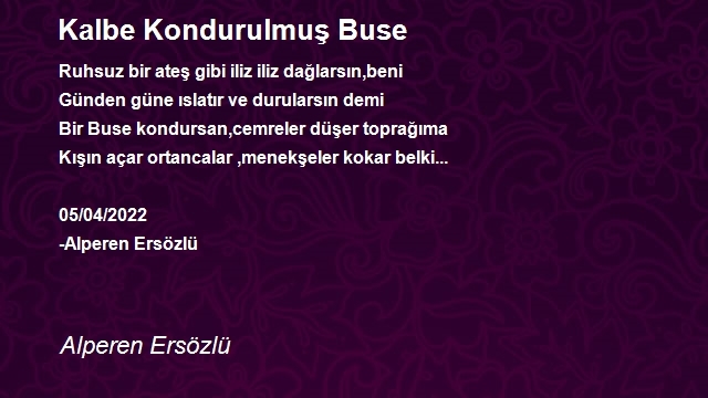 Alperen Ersözlü