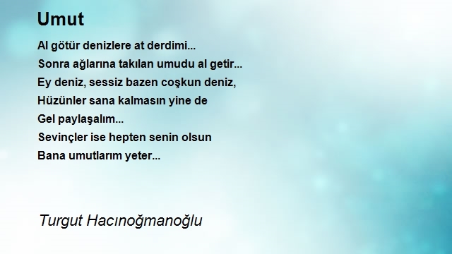 Turgut Hacınoğmanoğlu