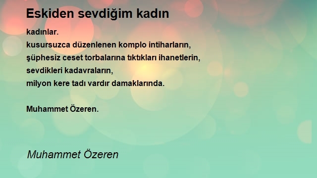 Muhammet Özeren
