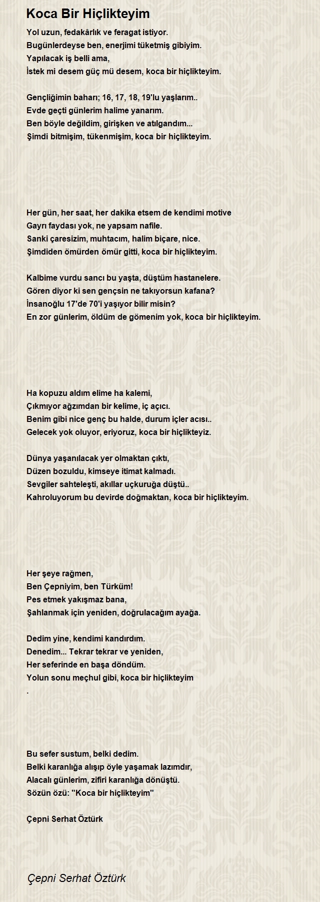 Çepni Serhat Öztürk