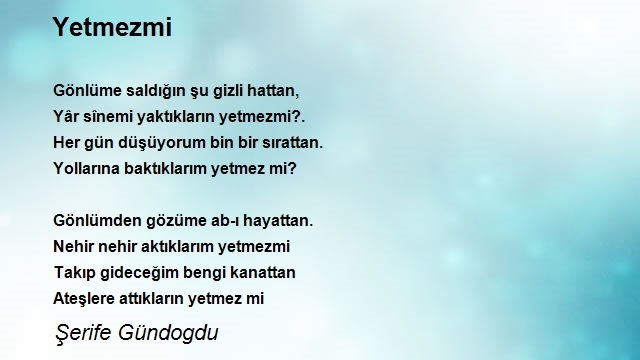 Şerife Gündoğdu