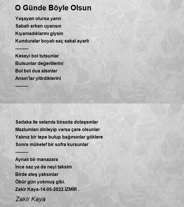 Zakir Kaya