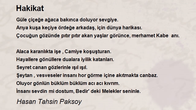 Hasan Tahsin Paksoy