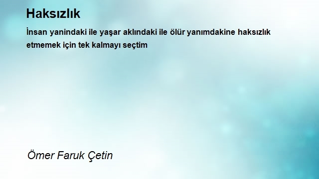 Ömer Faruk Çetin