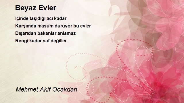 Mehmet Akif Ocakdan