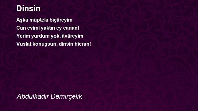 Abdulkadir Demirçelik