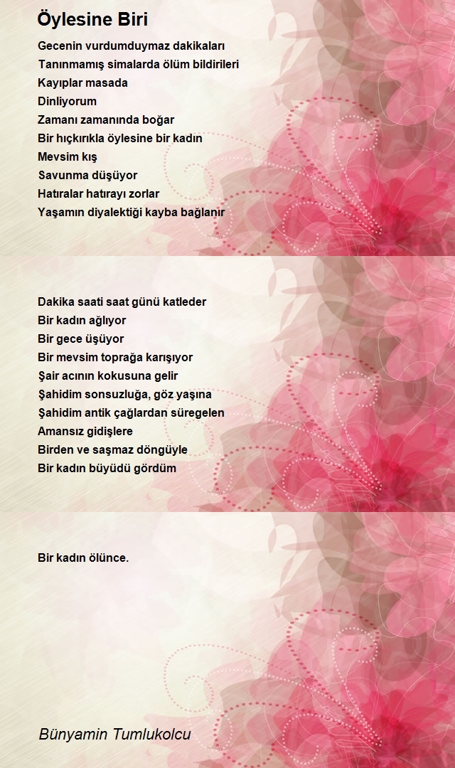 Bünyamin Tumlukolcu