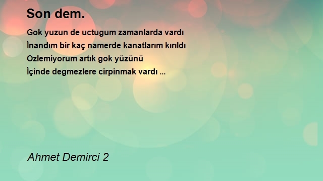 Ahmet Demirci 2